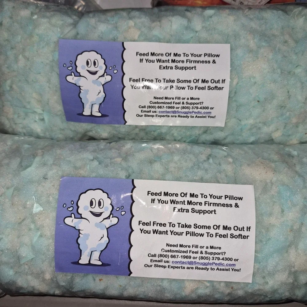 Snuggle Pedic Stuffing 16 Oz, 2 Bags, New